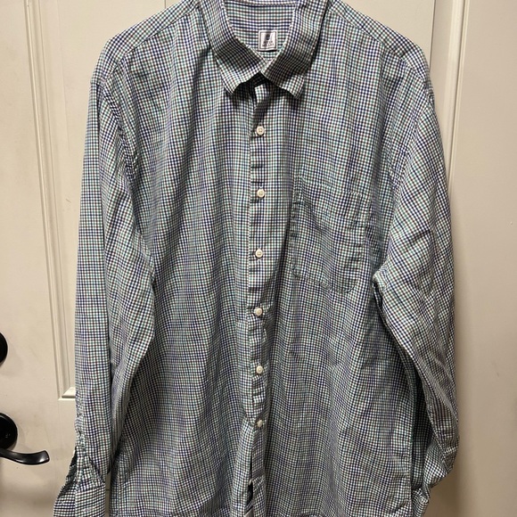 Peter Millar XL button up gingham shirt - Picture 2 of 8
